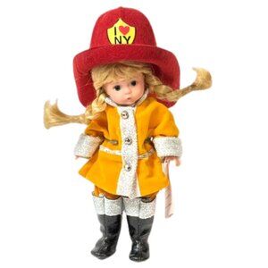 Madame Alexander restrung 8" Ladder Company Wendy doll #34770 with stand